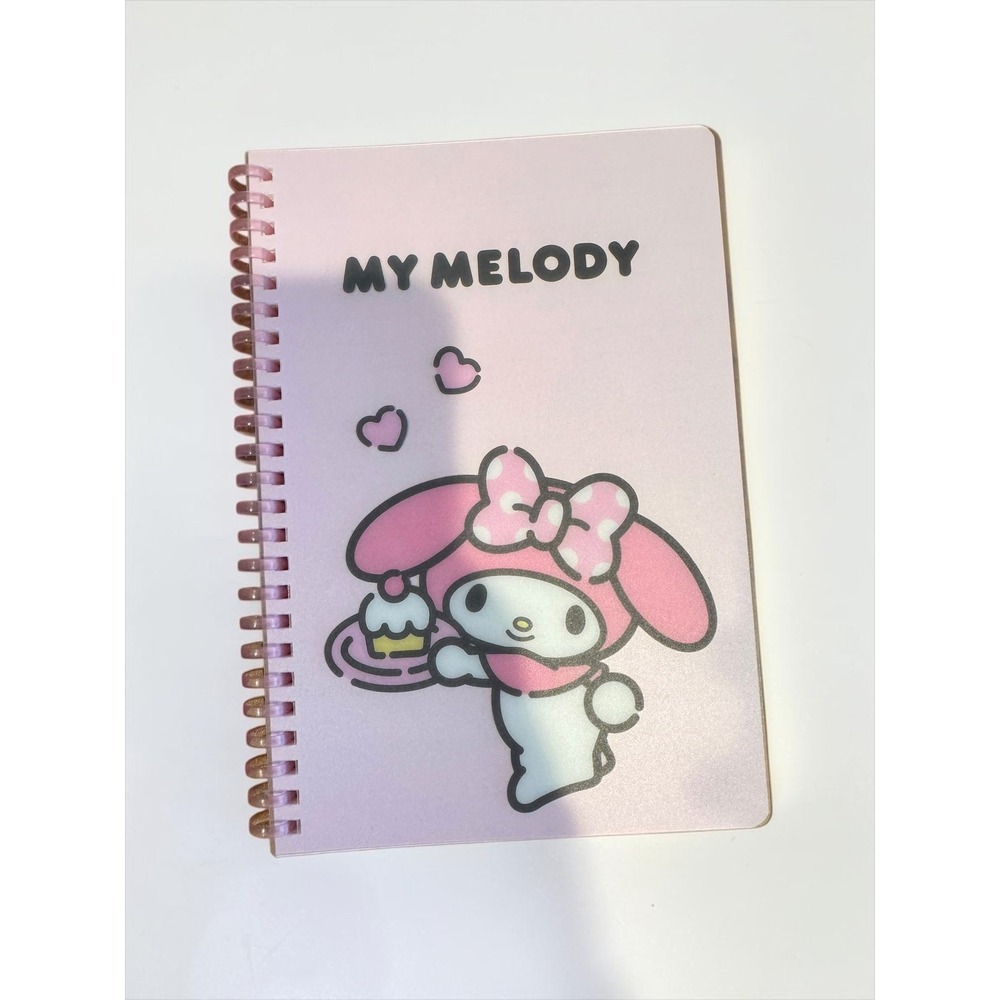 Sanrio My Melody Pink Spiral Lined Notebook Journal 6 x 8.5 Cute Stationery